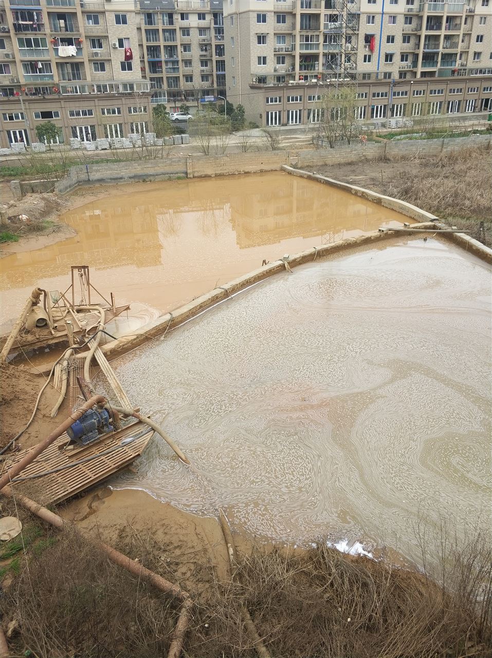 鹿城沉淀池淤泥清理-厂区废水池淤泥清淤