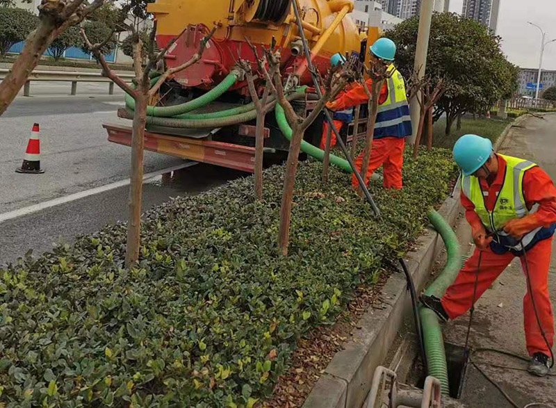 鹿城市政管道清淤